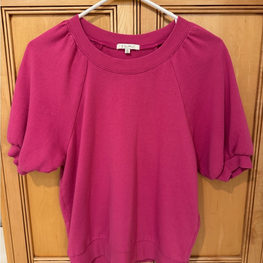 Z Supply Women's Fuchsia Sweatshirt